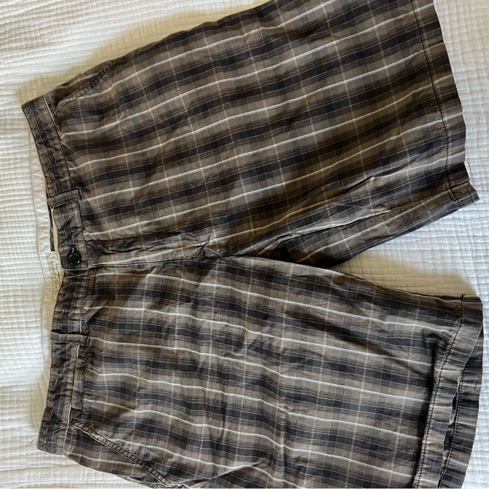 Island Republic Plaid Casual Shorts